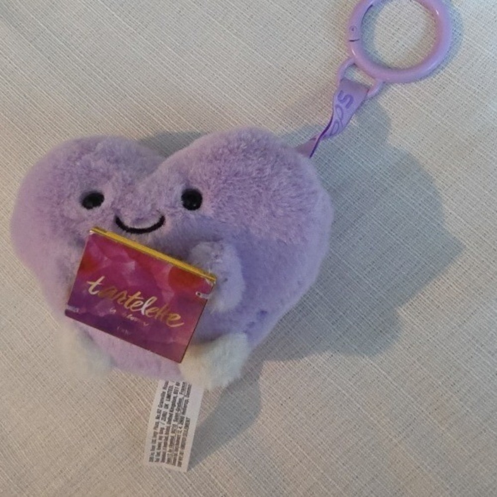 ZURU Mini Brands Ulta Pops Purple Heart Tarte Tartelette Plush Keychain